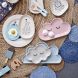 Slapend wolkjes bord - smilla blue