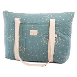 Paris luiertas - Gold confetti & Magic green