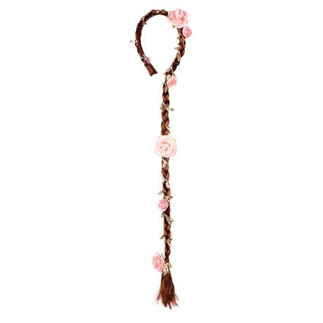Haarband Taylor - bruin met bloemen Haarband Taylor - bruin met bloemen