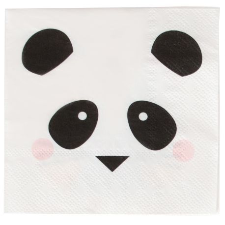 20 papieren servetten - mini panda 20 papieren servetten - mini panda