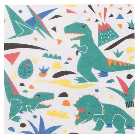 20 papieren servetten - dinosaurus 20 papieren servetten - dinosaurus