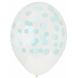 5 geprinte ballonnen confetti - pastel
