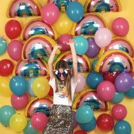 10 mix ballonnen - multicolor
