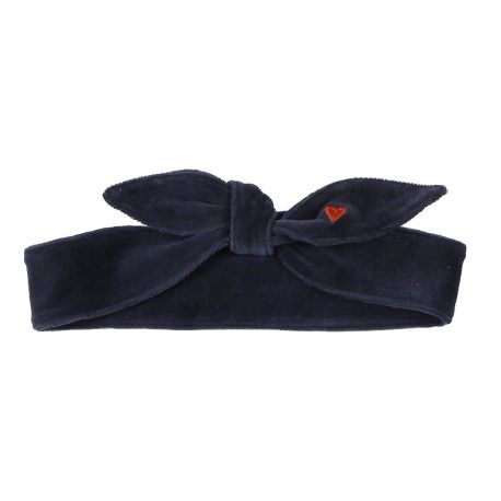 Haarlintje Organic Velours - Retroblauw Haarlintje Organic Velours - Retroblauw