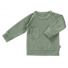 Sweater velours Forest green