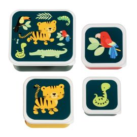 Lunch & snack box set - Jungle tijger