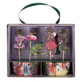 Nathalie Lete - Flora Cat - cupcake set