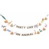 Feestelijke slinger Party like an animal - Safari Animals