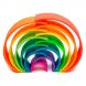 Siliconen speelset 12 Rainbow - neon