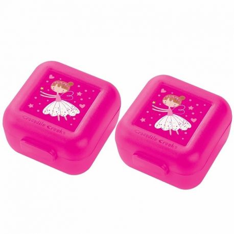 Set van 2 snack keeper snackdoosjes - Pink wonders Set van 2 snack keeper snackdoosjes - Pink wonders