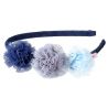 Diadeem met blauwe bloemen - Denu