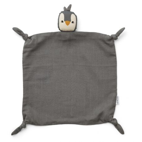 Agnete knuffeldoekje - Penguin stone grey Agnete knuffeldoekje - Penguin stone grey