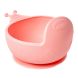 Siliconen bowl - Slak - roze