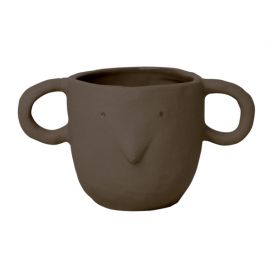 Mus bloempot - Small - Roodbruin