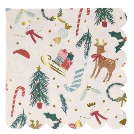 Set met servetten - Kerstmis - large Set met servetten - Kerstmis - large