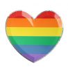 Kleine bordjes - Rainbow Heart