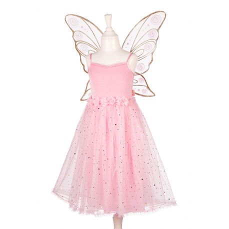 Rosyanne jurk met vleugels - lichtroze