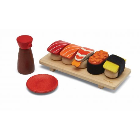 Houten sushi set