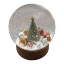 Kerstige sneeuwbol - Woodland Animal Christmas