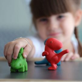 Houten stegosaurus