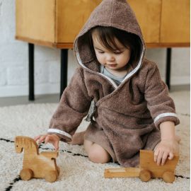 Kleding Unisex kinderkleding Pyjamas & Badjassen Jurken Badjas voor Baby White Turkey Denizli katoen 