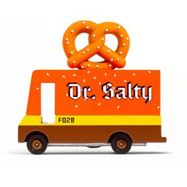 Houten speelgoedauto - Candyvan - Dr. Salty Pretzel