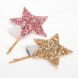 Set van 6 schitterende glitter haarspeldjes - Shooting star