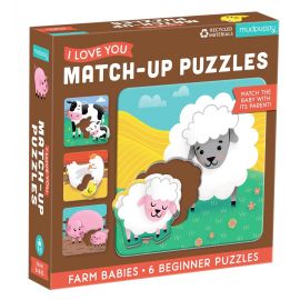 Match-Up puzzel - Farm Babies
