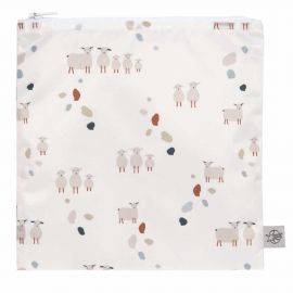 Set van 2 snackzakjes - Tiny Farmer Dots & Sheep