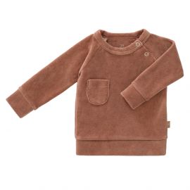 Sweater velours - Tawny brown