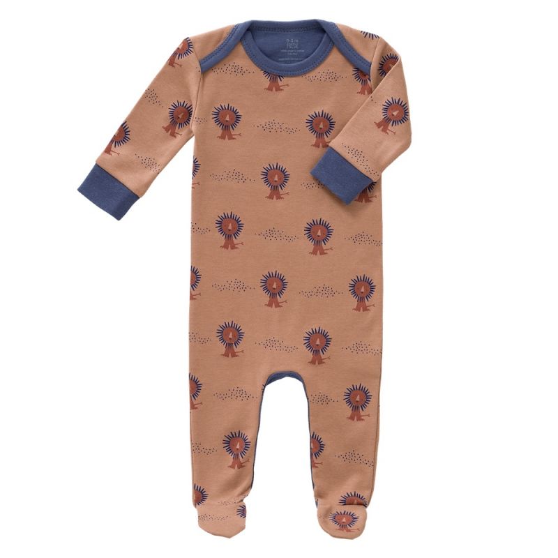 Fresk Baby pyjama met voetjes - Lion - Kleine Zebra