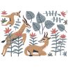 Fijne set muursticker L - Gazelles