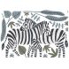 Muursticker L - Zebras