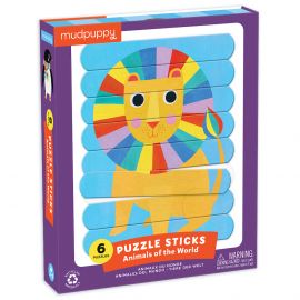 Puzzel sticks - Animals of the World