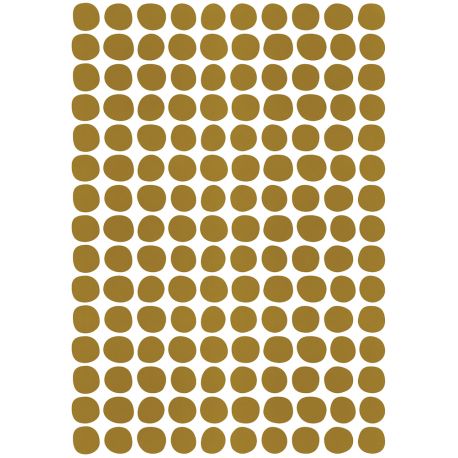 Stickerblad A3 - Dots - Goud