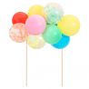 Cake topper - Rainbow balloon
