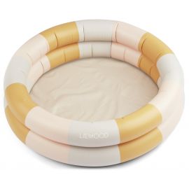 Leonore zwembad - Stripe: Peach&sandy&yellow mellow