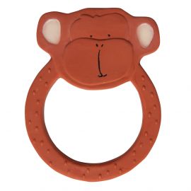 Natuurlijk rubber ronde bijtring - Mr. monkey