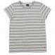 Short Sleeve Terry Stripes - Grey Melee - Baby