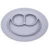 Siliconen eetset - Mini Mat Pewter