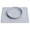 Siliconen eetset - Mini Bowl Pewter