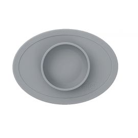 Tiny bowl - gray - siliconen eetset