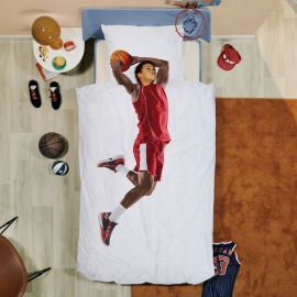 Bedset Basketball Star Red - 140 x 200 cm