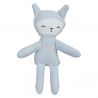 Klein popje Pocket Friend - Bunny foggy blue
