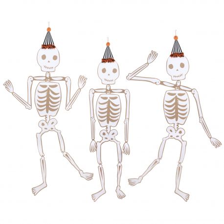 Decoratie - Vintage Halloween Skeletten