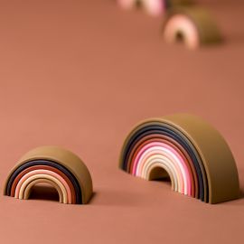 Siliconen speelset 6 Rainbow - Diversity
