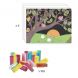 Collages voor kleintjes - Pompon schilderijen - An explosion of pompoms