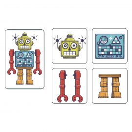 Speelkaarten - Mémo Robots