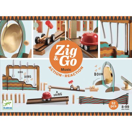 Zig & Go dominoset - Music - 52 st.