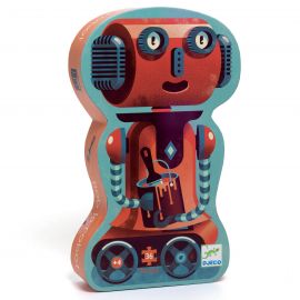 Silhouette puzzel - Bob the robot - 36 st.